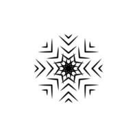 Snowflake vector icon