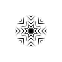 Snowflake vector icon