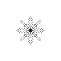 Snowflake vector icon