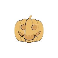 pumpkins colored vector icon