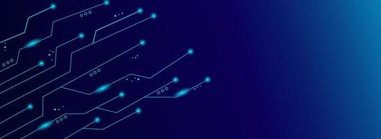 Gradient technology futuristic background vector