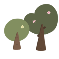 linda sencillo árbol png