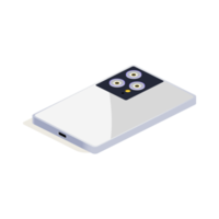 Free Isometric smartphone PNG