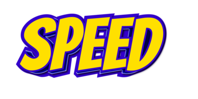 3d velocidad texto efecto imagen png