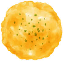 omelet waterverf illustratie png