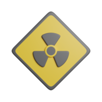 Radioactive Sign Warning png