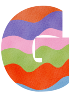 arcobaleno cartone animato inglese alfabeto, lettera g per bambini e formazione scolastica png