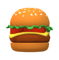 hamburgare på en transparent bakgrund png