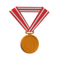 médaille isolé sur une transparent Contexte png