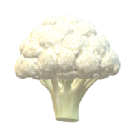 Cauliflower isolated on transparent Background png