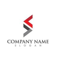 logotipo de la letra s corporativa empresarial vector