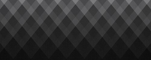 3D black geometric abstract background overlap layer on dark space with rhombus pattern decoration. Modern graphic design element striped style for banner, flyer, card, brochure cover, or landing page vector