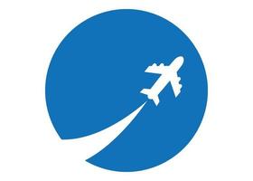 Plane logo icon design template isolated vector