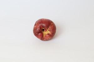 guava bol or jamaica guava which is red on a white background photo