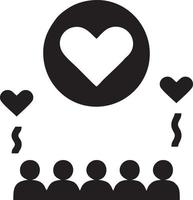 Love icon symbol vector image. Illustration of the valentine day symbol. EPS 10