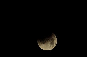 Luna en oscuro antecedentes foto