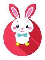 Springtime Delight, Adorable Easter Bunny and Colorful Eggs Vector Illustrations for Kids and Adults to Celebrate the Season's Joy. Adobe Illustrator Artwork