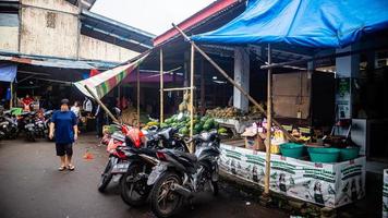 Minahasa, Indonesia January 2023, atmosphere in Tondano traditional market photo