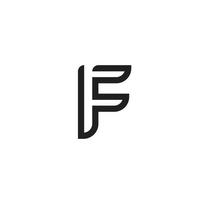 F letter icon font logo design symbol alphabet vector