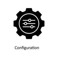 Configuration Vector  Solid Icons. Simple stock illustration stock