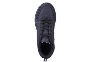 One black sneaker on a white background. Sport shoes. photo