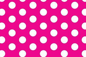 abstract seamless white polka with pink background pattern. vector