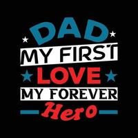 The Best New Father's Day T-shirt Vector Design