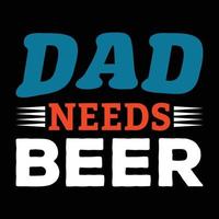 The Best New Father's Day T-shirt Vector Design