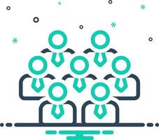 mix icon for batch vector