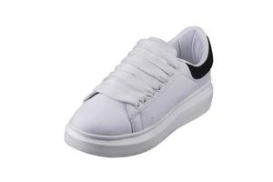 White sneaker on a white background.Sports shoes. photo