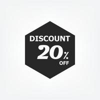 Sale discount icon. Special offer price signs, Discount Percent OFF vector