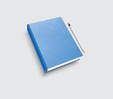 realista cuaderno blanco diseño con vector