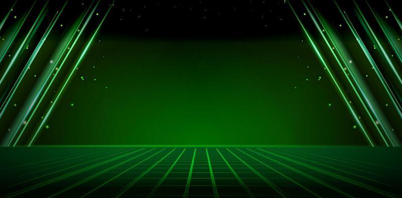 vector illustration stage dark green lines curtains for ecommerce signs retail shops, advertisement business agency, ads campaign marketing, email newsletter, landing page, header webs, backdrop space