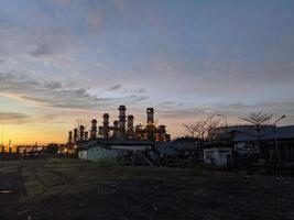 Power plant project with construction work and commissioning plant. The photo is suitable to use for industry background photography, power plant poster and electricity content media.