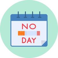 No Tobacco Day Vector Icon