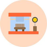 Bus Stop Vector Icon