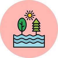 River Vector Icon