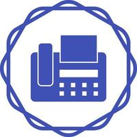 Fax Machine Vector Icon