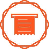 Atm Receipt Vector Icon