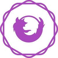 Firefox logo vector icono