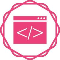Html Coding Vector Icon