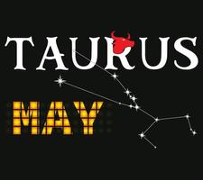 Taurus May Shirt, Zodiac Taurus vector