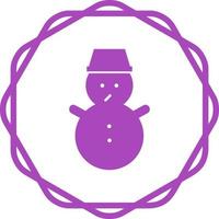 Snowman Vector Icon