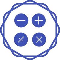 icono de vector de símbolos matemáticos