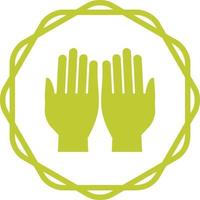 Praying Hands Vector Icon