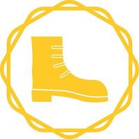 Camping Boot Vector Icon