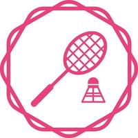 icono de vector de bádminton