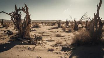 Dead trees in the Namib Desert, Namibia, Africa photo