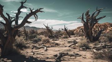 Dead trees in the Namib Desert, Namibia, Africa photo