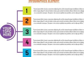 infografía modelo diseño. presentación infografía diseño modelo. vector